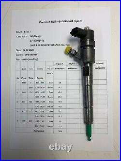 0445110351 Vauxhall Fiat Peugeot 1.3 CDTI Multijet Diesel Injector REMAN REPORT