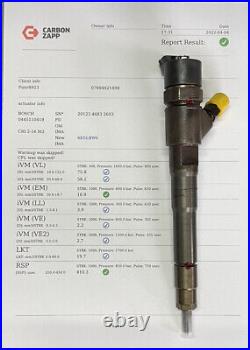 0445110418 Ducato Iveco Daily 2.3 Jtd Bosch Fuel Injector With Report