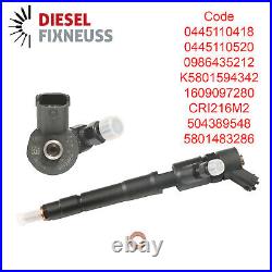 0445110418 Fiat Ducato Daily Boxer Relay 2.3 JTD Bosch Injector