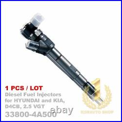 1PCS Bosch CRDI Diesel Fuel Injector 33800-4A500 0445110275 for D4CB Engine