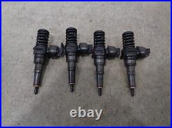 2007 Audi A4 B7 1.9 Tdi Set Of Four Bosch Diesel Fuel Injectors 038130073bp