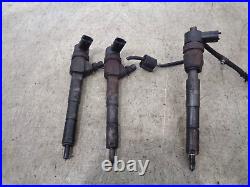 2013 Fiat 500l 1.6 Multijet Three Bosch Diesel Fuel Injectors 0445110524