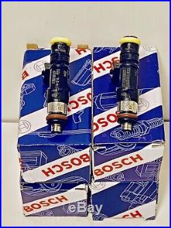 2200cc High Impedance Bosch 0280158829 Fuel Injectors 210LB 4 1 Year Warranty