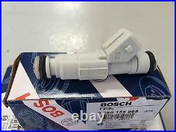 4 Genuine BOSCH 0280155868, 36lbs/hr New Generation Fuel Injectors NEW SET