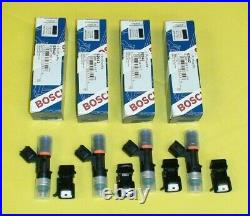 4 NEW Genuine Bosch EV14 52lb 550cc fuel injectors 2002-06 Acura RSX K20 K24