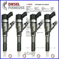 4 Peugeot Citroen 2.0 HDI Bosch Diesel Injectors Bosch 9641742880 0445110076