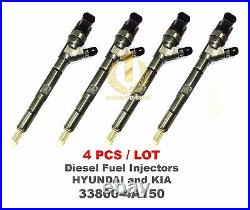 4PCS Bosch CRDI Diesel Fuel Injector 33800-4A150, 0445110279