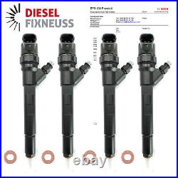 4x Fuel Injector 0445110062 0445110076 Citroen Peugeot 2,0 9641742880 9653594280