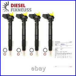 4x Fuel Injector Nozzle 03L130277 0445116030 0986435360 VW 2,0 Tdi 03L130855X