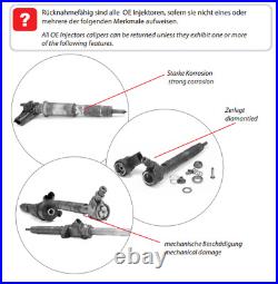 4x Injector 0445110252 Citroen C2 C3 Nemo Peugeot 206 207 1.4 HDI 9656588980