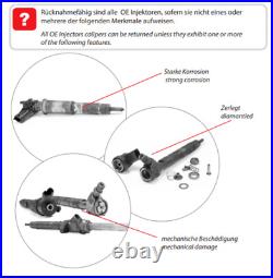 4x injection nozzle Renault Trafic Vauxhall 1.9dCi 445110145 0445110146 0445110021