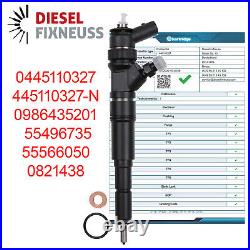 4x injector injection nozzle Opel Astra Insignia Zafira 2.0 CDTI Bosch 0445110327