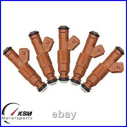 5 x Fuel Injectors fit Bosch 0280155831 for 1998-2009 Volvo 2.4L 2.5L I5 Turbo