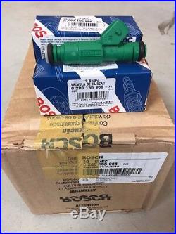 5x Genuine Bosch 42lb Green Giant Fuel Injectors 42 lb/hr Turbo Volvo 440cc T5