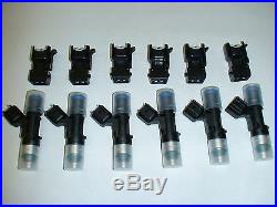 6 NEW Genuine Bosch EV14 60lb 630cc 60# fuel injectors Audi VW BMW Toyota Ford