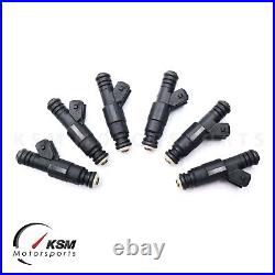 6 x 650cc Fuel Injectors For BMW E36 E46 M50 M52 S50 M3 TURBO 60lb Fit Bosch