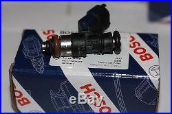 6 x BOSCH 2200cc Fuel Injectors E85 OK ID2000 2000cc Indy Blue 2JZ Barra 2J RB