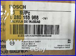 8 Authentic Genuine BOSCH 0280155968 42lb Green Giant Fuel Injectors NEW in Box