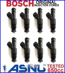 8 x BOSCH 650cc Fuel Injectors x 8 LS1 HSV Gen 3 XR8 VNZ 60lb 62lb 65lb EV6 EV1