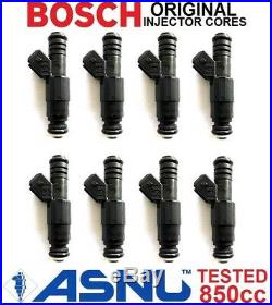 850cc Fuel Injectors x 8 for LS1 HSV Gen 3 XR8 VNZ 80lb 81lb EV1 EV6 E85 BOSCH