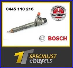 Bosch Diesel Injector 0445110216 Bmw 1 + 3 + 5 Series 12 Month Warranty