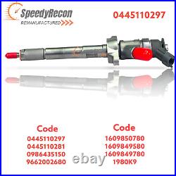 Bosch Fuel Injector Citroen C2 C3 C4 C5 1.6 HDi 2004-2010 0445110297 0445110281