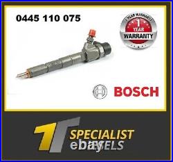 Bosch Injector 0445110075 12 Month Warranty Peugeot Hdi