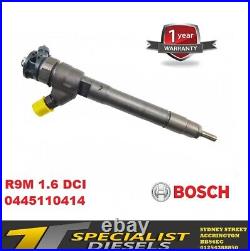 Bosch Injector 0445110414 Renault 1.6 DCI 12 Month Warranty