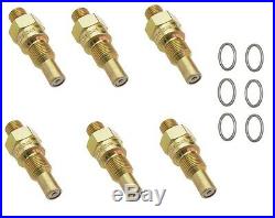 For Mercedes W108 W113 Set of 6 Fuel Injector Nozzles 0437004002 Bosch with Seals