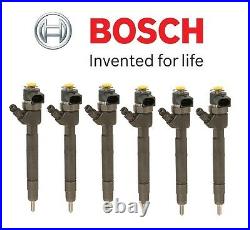 For Mercedes W221 E320 Diesel Set 6 Fuel Injectors Assies OEM Bosch 0445110193