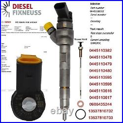 Fuel Injector Nozzle Injectors BMW X3 F10 F11 520d 530d 320d 330d 0445110382