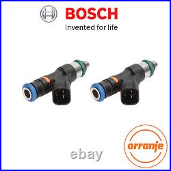 Genuine Bosch 550cc Fuel Injectors Pair / Two