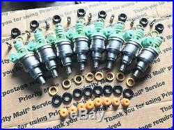 Genuine Bosch Fuel Injector 160Lbs 1600cc CNG Alcohol E85 Set Of 8