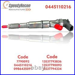 Genuine Fuel Injector 0445110216 0986435091 13537793836 13537794334 13537790092