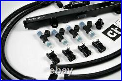 Honda K Series K20 K24 Swap Bosch ev14 650cc fuel injectors rail regulator lines