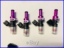 NEW 1000cc FUEL INJECTORS KIT HONDA ACURA TURBO BOOST WITH PIGTAILS