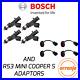 R53-MINI-Cooper-S-JCW-GP-Genuine-Bosch-380cc-Fuel-Injectors-Set-of-4-ADAPTORS-01-gpf