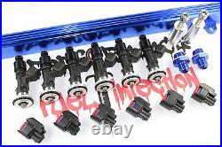 RB25DET Top Feed Fuel Rail kit with 550cc BOSCH Fuel Injectors Skyline Stagea BL