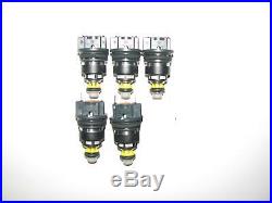 SET of 5 BRAND NEW BOSCH UPGRADE Fuel Injectors, 1993-96 VW EUROVAN, 0280155604
