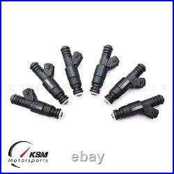 Set 6 850cc KSM Fuel Injectors fit Bosch BMW E36 E46 M50 M52 S50 M3 81lb E85