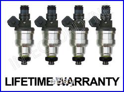 Toyota 4Runner Pickup 89-95 22RE 2.4L 4-hole upgrade fuel injectors set withvideo