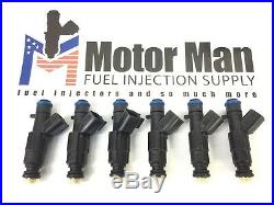 UPGRADE 4 Hole New Bosch Fuel Injector set (6) JEEP 4.0L 1999-2004